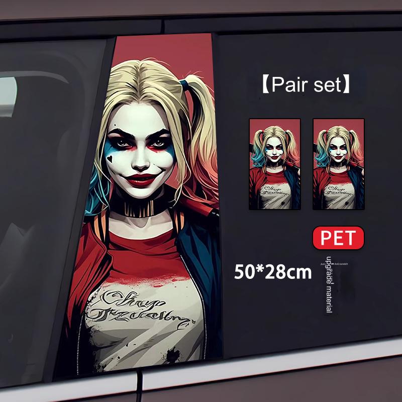 Clown B Pillar Sticker Protective Film 2pcs Clown 01 O1CN01mRRq4m1uPnFS26A0Q__1107686030-0-cib_1