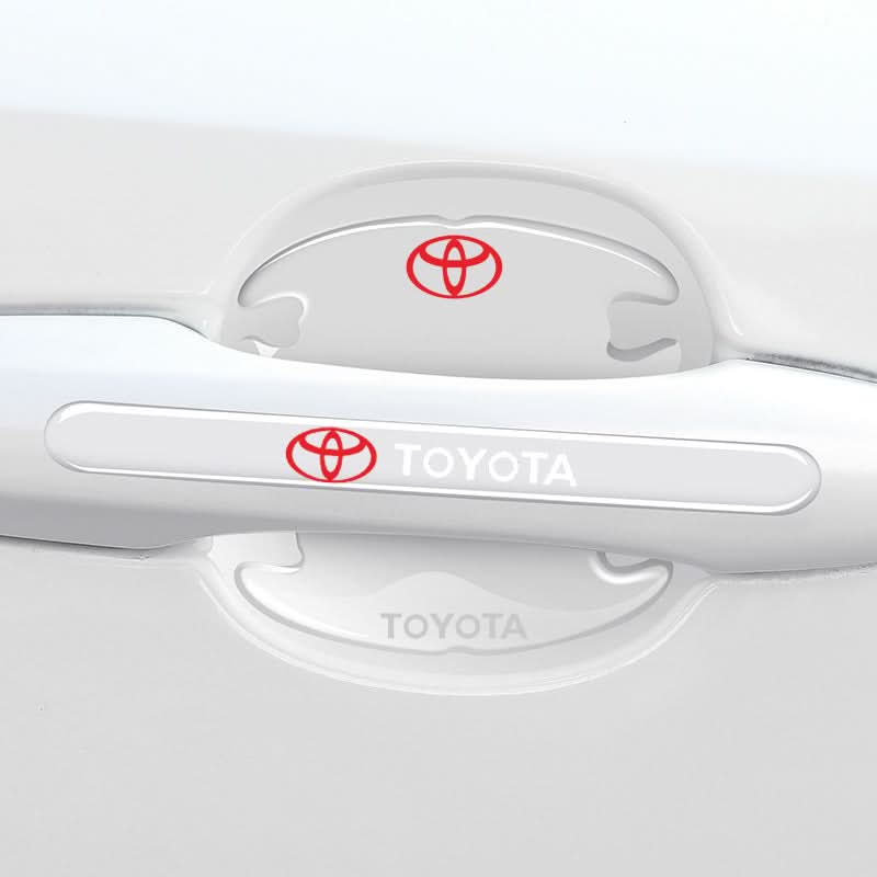 Toyota car door handle decal