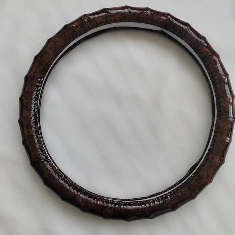 Luxury Peach Wood Grain Steering Wheel Cover | Non-Slip & Breathable Coffee color 38cm O1CN01nFHgGX25tz6Hv6gZv__2756927585-0-cib