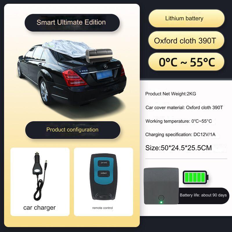 Fully Automatic Car Cover Sunscreen And Rainproof + Remote Control 365 Days Battery Life + Remote Control O1CN01oIoyaH2MSp84cTTF6__2218600219827-0-cib_1_439f4198-a9d1-43e1-bf7e-237c7ea31e64
