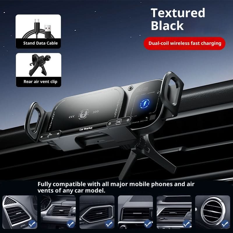 2024 Wireless Car Phone Holder, Dual Coil Fast Charging Mount Black O1CN01oKx18i1MfBffVc3Ss__4054101461-0-cib-f