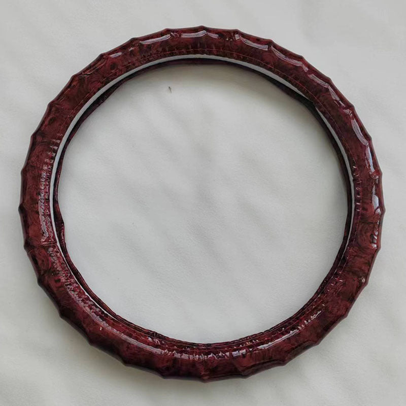 Luxury Peach Wood Grain Steering Wheel Cover | Non-Slip & Breathable Big red 38cm O1CN01qDNHA925tz6DniC9c__2756927585-0-cib