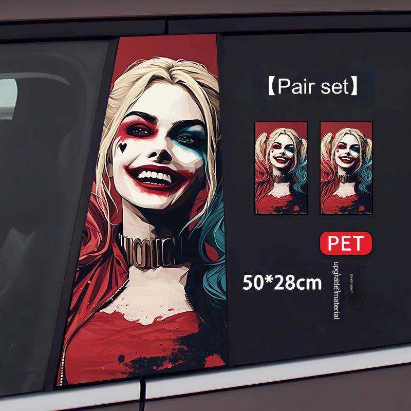 Clown B Pillar Sticker Protective Film 2pcs Clown 04 O1CN01qEHPhW1uPnFNUZqq1__1107686030-0-cib_1