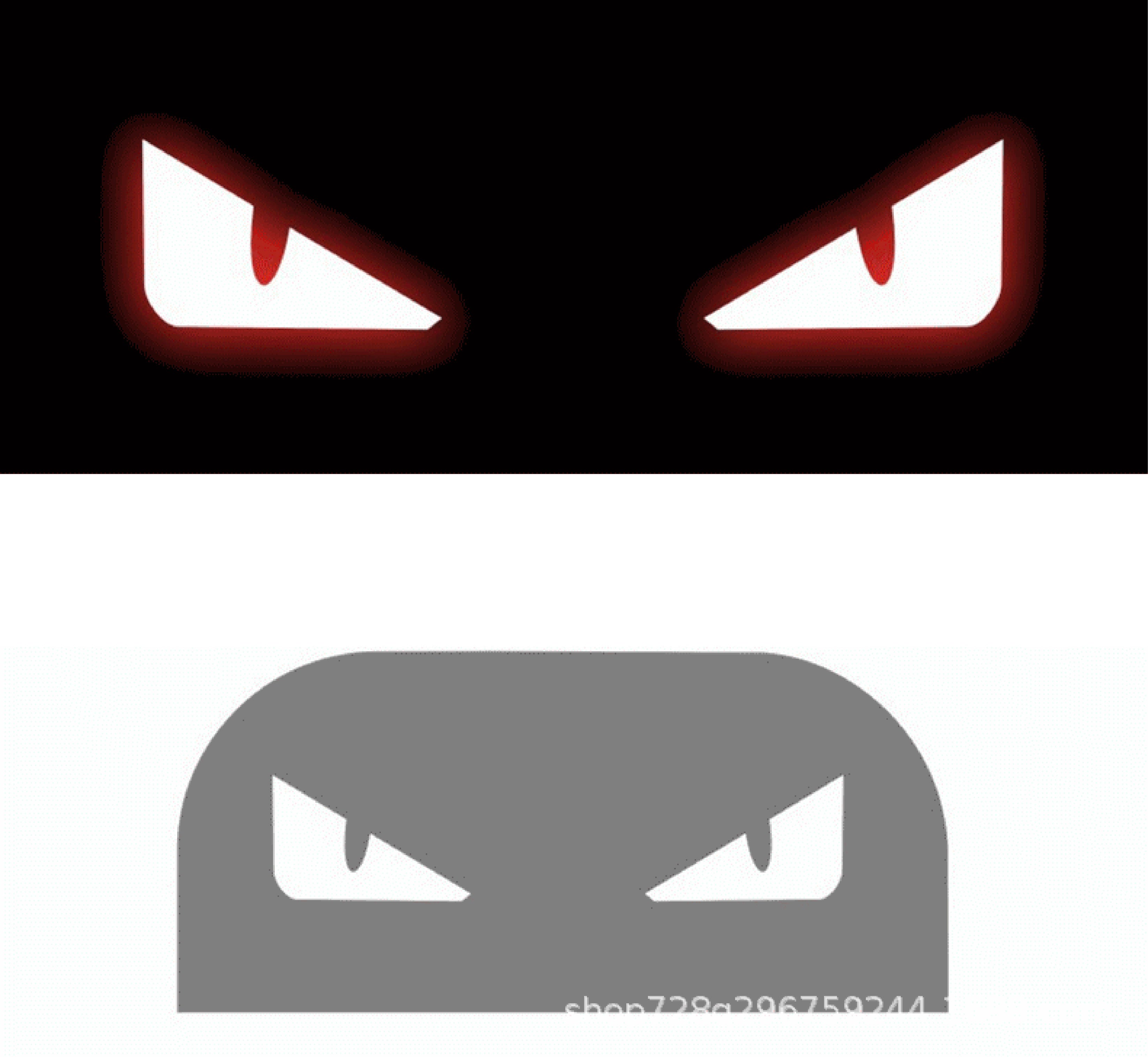 Devil Eyes Sticker high brake light High Quality Rear Tail Light Devil's Eye O1CN01qlekGd1xrDnDCfCsc__2216826216496-1-cib
