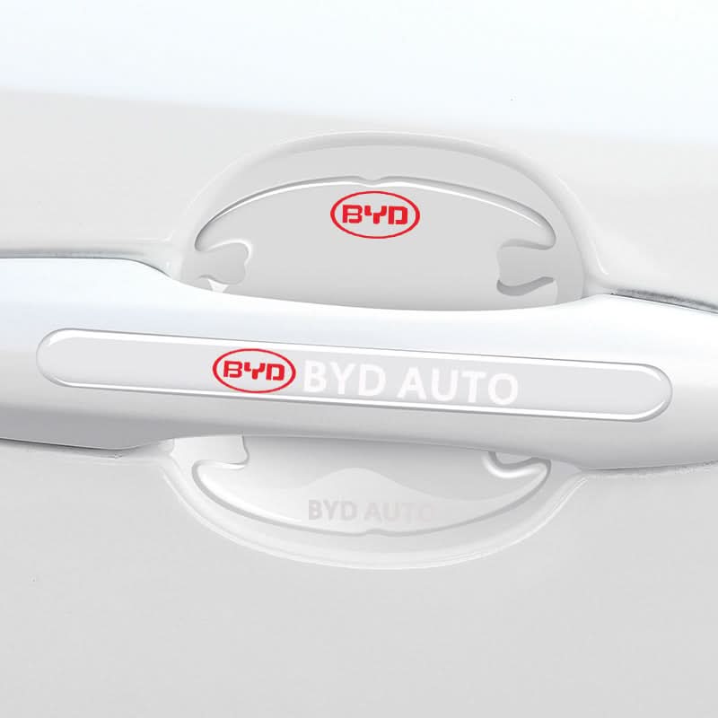 Car door handle protection strip