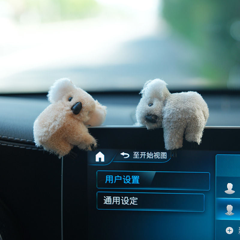 Koala 2023 New Car Center Console Screen Ornaments Car Accessories Car Interior Decoration Supplies