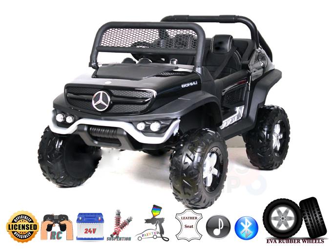 2026 24V Mercedes Unimog 2 Seater Kids Ride On Car with Remote Control