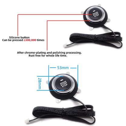 Universal Bluetooth Remote Start Kit | Mobile Phone Control One-Button Start Modification Remote-starter-car-alarm-with-autostart-smart-system-universal-start-stop-ignition-button-for-car-central.png__1
