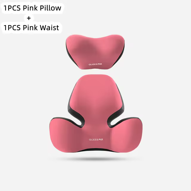 Car Headrest Pillow Neck Driving Seat Memory Foam Waist Protection Pink headrest and waistrest combination S2383ce525be34941ae40fdd21333b85fw_jpg_640x640_jpg