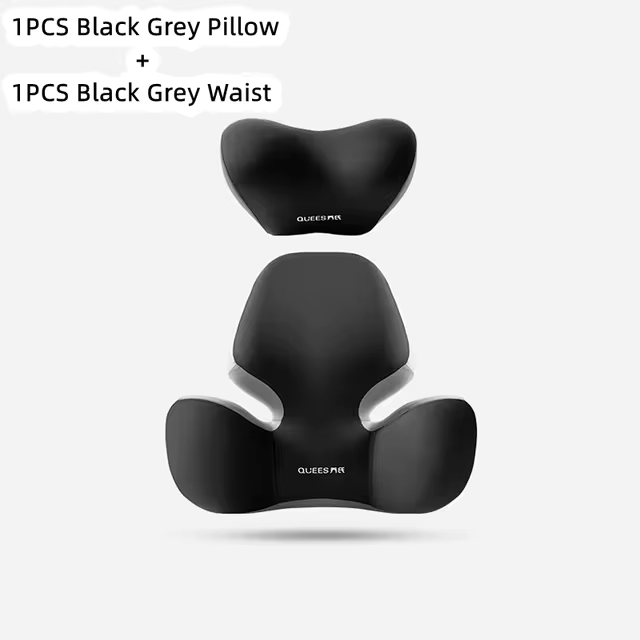 Car Headrest Pillow Neck Driving Seat Memory Foam Waist Protection Gray headrest and waist support combination S2b7a39fc59724c91865eba65b1125d1an_jpg_640x640_jpg