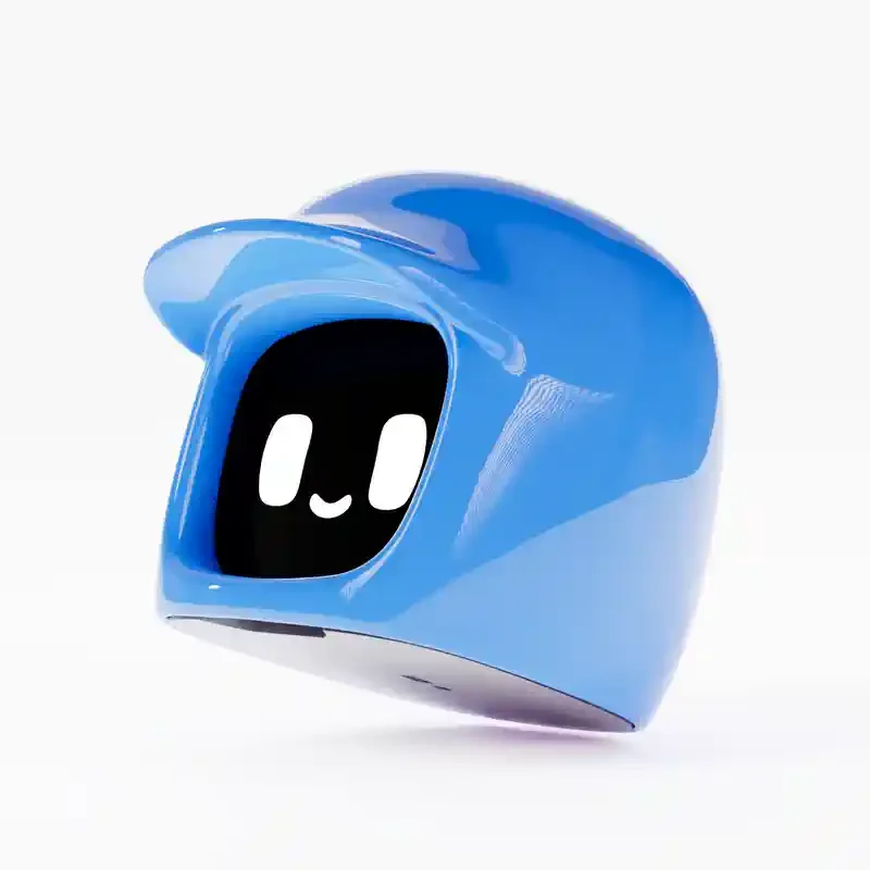 Mochi Car Robot | JDM Interior | Voice-Activated Start Car Mood Parts blue S67e323af02334a9ea116bb99272490d4P