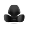 Black single lumbar support