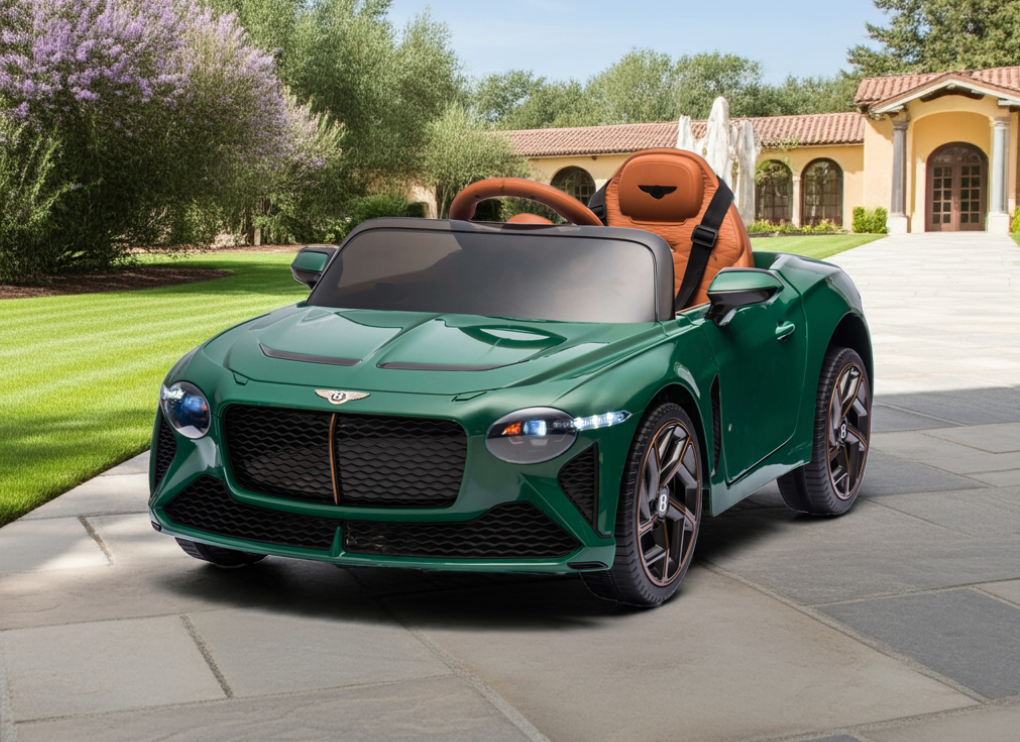 2026 12V Bentley Bacalar Kids Ride-On Car with Remote