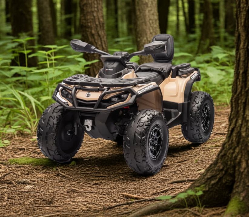 2026 Can Am Outlander 24V 4X4 2 Seater Kids Ride On ATV