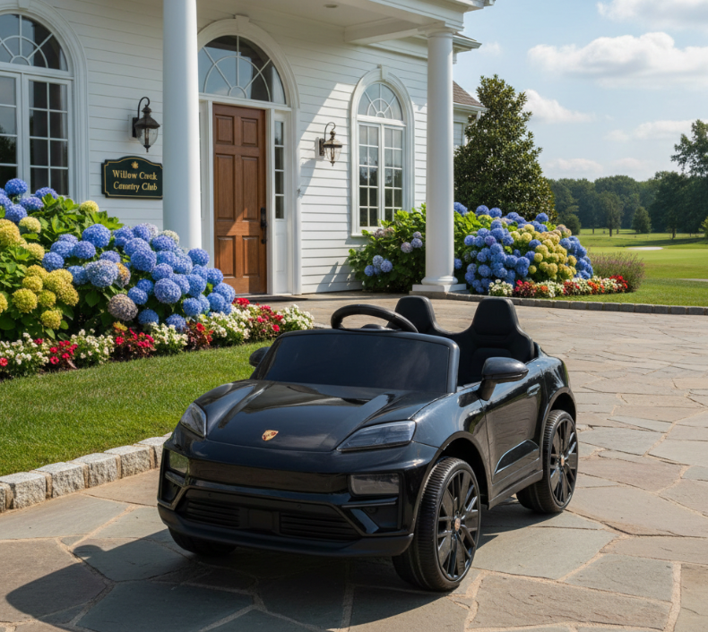24V Porsche Macan Turbo EV Kids Ride-On Car