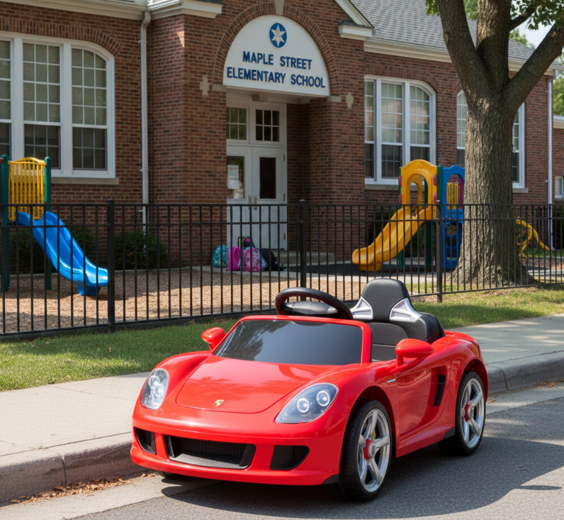 2026 12V Porsche Carrera GT Kids Ride On Car with Remote Control