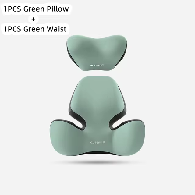 Car Headrest Pillow Neck Driving Seat Memory Foam Waist Protection Green headrest and waist support combination Sed91fdc4f468497186cdb1803d4df4f08_jpg_640x640_jpg