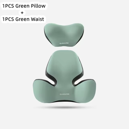 Car Headrest Pillow Neck Driving Seat Memory Foam Waist Protection Green headrest and waist support combination Sed91fdc4f468497186cdb1803d4df4f08_jpg_640x640_jpg
