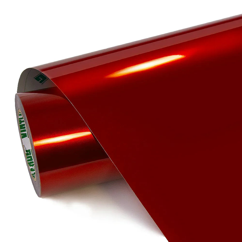 Vampire Red Glossy Metallic TPU Paint Protection Film Self-Healing, UV-Proof & Scratch-Resistant Color PPF