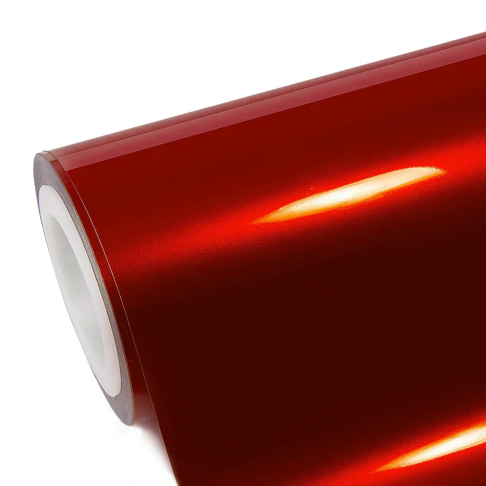 Vampire Red Glossy Metallic TPU Paint Protection Film Self-Healing, UV-Proof & Scratch-Resistant Color PPF
