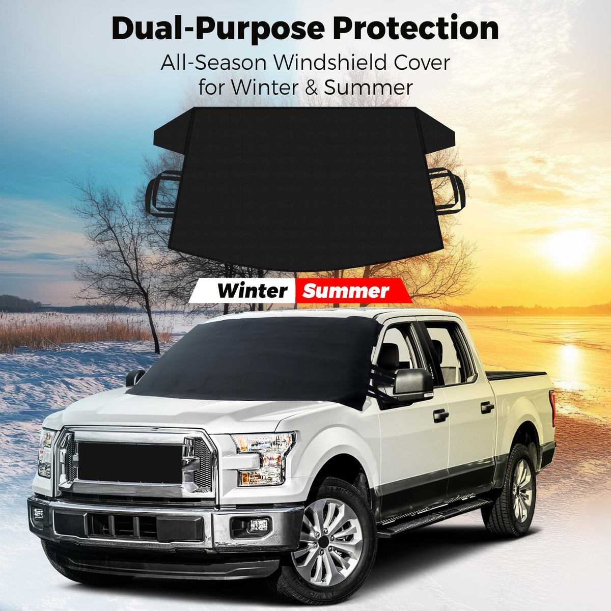 #variant_X-Large | WinterShield Pro Dual Protection - Sun Shade and Snow Cover for Car Windshield