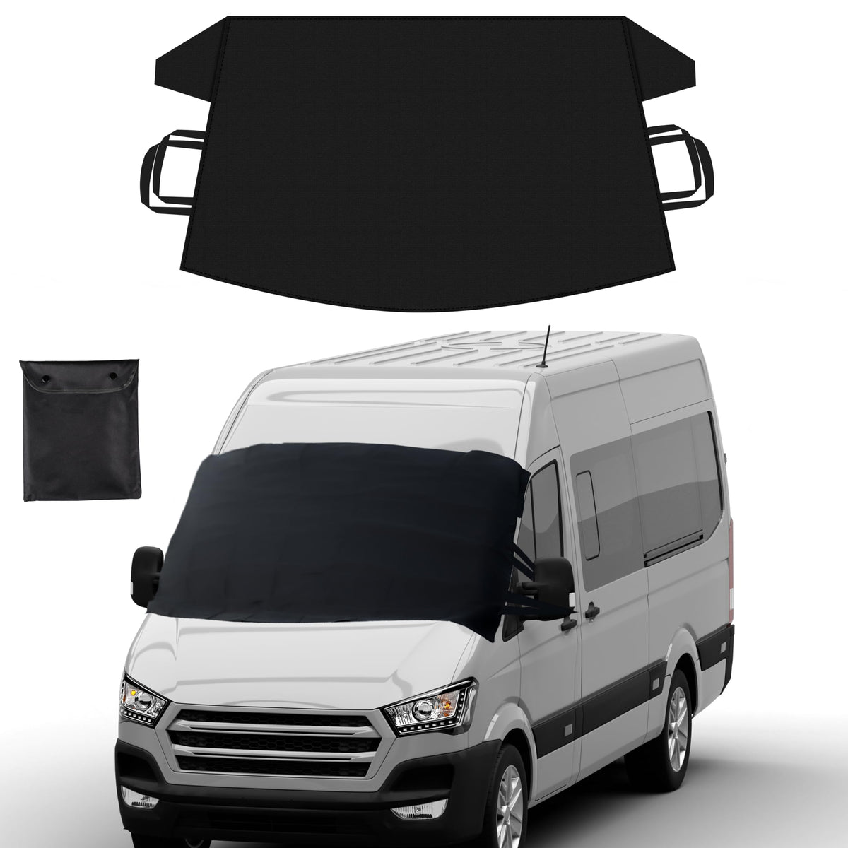 #variant_XX-Large | Heavy-Duty Windshield Snow Cover XX-Large - Premium Van and Truck Frost Protector