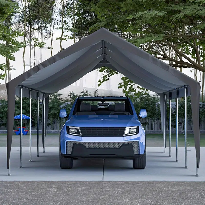 13x25ft Carport Portable Garage Car Top Heavy Duty Carport With Mesh Windows And Removable Sidewalls a710da6b-9a19-4384-8b5a-1a238b1a70dd