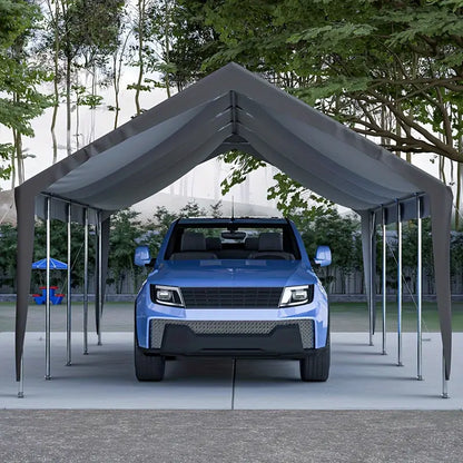 13x25ft Carport Portable Garage Car Top Heavy Duty Carport With Mesh Windows And Removable Sidewalls a710da6b-9a19-4384-8b5a-1a238b1a70dd
