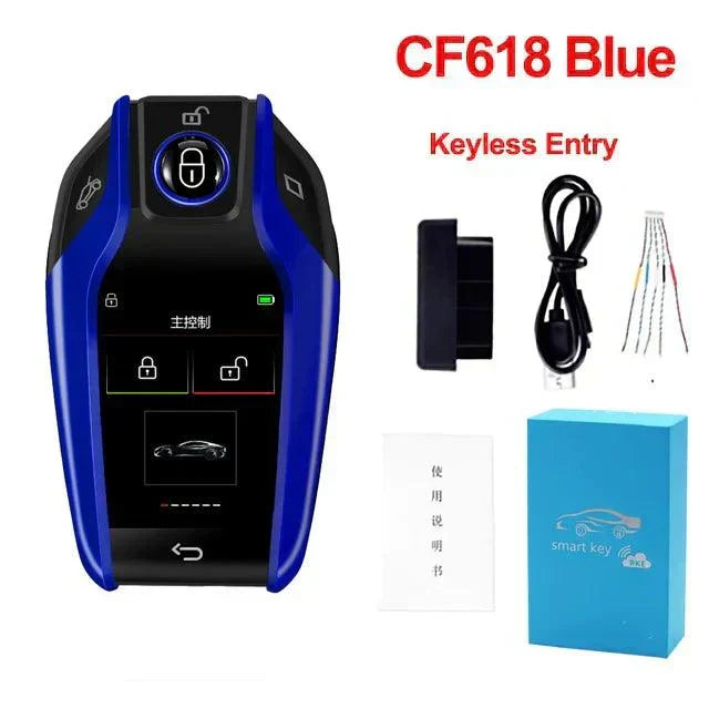 Auto Parts™ Car Smart LCD Key Blue auto-partstm-car-smart-lcd-key-auto-parts-9
