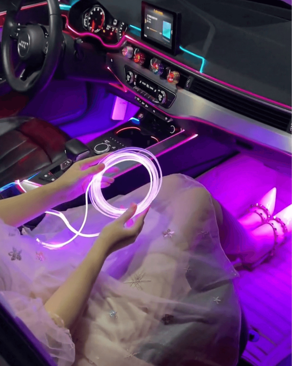 Auto Parts™ ChromaGlow Ambient Lights (Upgraded version) auto-partstm-chromaglow-ambient-lights-upgraded-version-auto-parts-1
