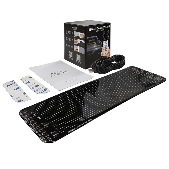 Auto Parts™ Customizable LED Display App + Remote Control + Voice Control 35*11*0.25CM auto-partstm-customizable-led-display-auto-parts-11