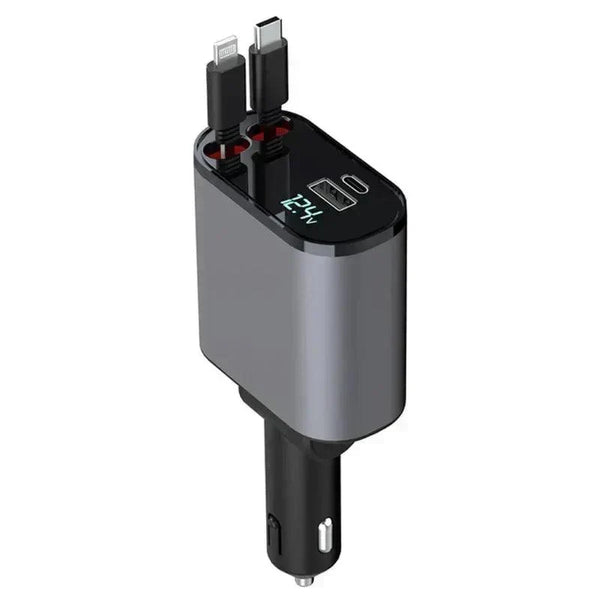 Auto Parts™ Retractable 4 in 1 Fast Car Charger auto-partstm-retractable-4-in-1-fast-car-charger-auto-parts-1