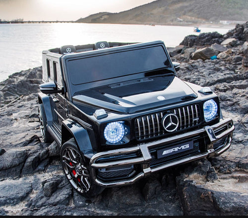 2026 24V Mercedes Benz G Wagon G63 AMG 4X4 2 Seater Kids Ride On Car with Remote Control