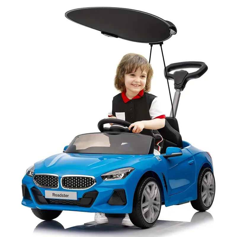 Push Ride-on Car For Toddlers1-5 Blue With Canopy bca5cc9a-7dbb-4715-ae37-2a536af176d4