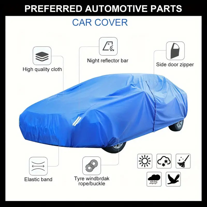 Car Cover Blue Oxford Cloth Full Cover SUV Cover c885114b-b7d9-4f68-b90d-a470d53e3761