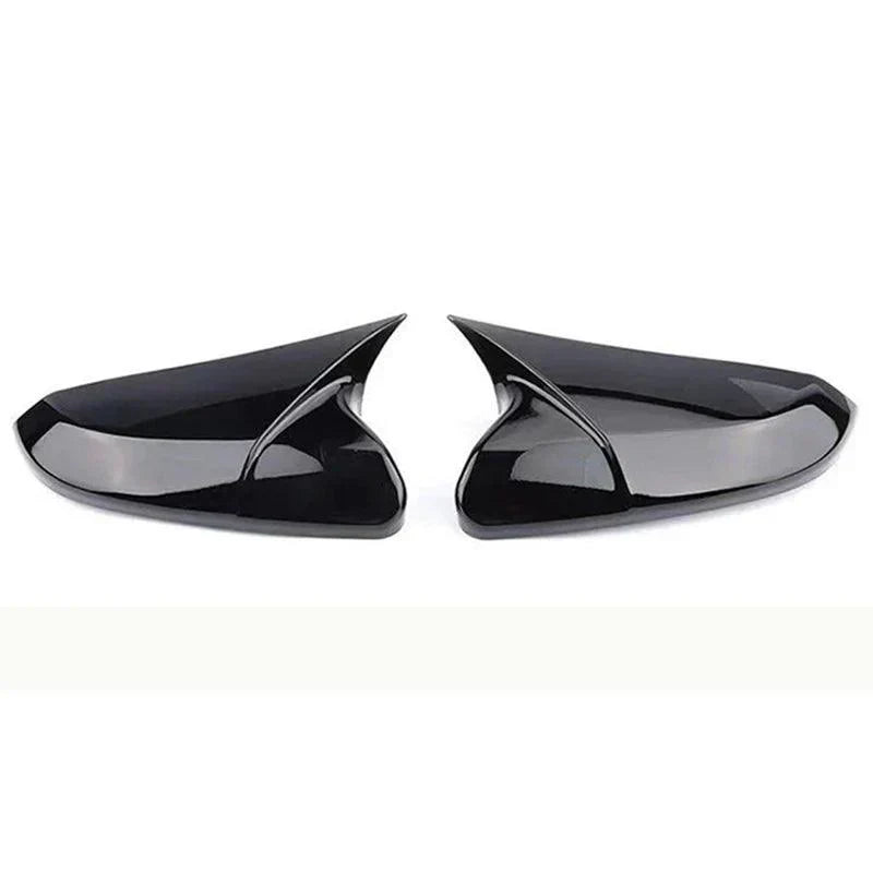 Caps For Honda Civic Horn Shape Carbon Fiber Style For 2x Glossy Black caps-for-honda-civic-horn-shape-carbon-fiber-style-for-2x-auto-parts-12