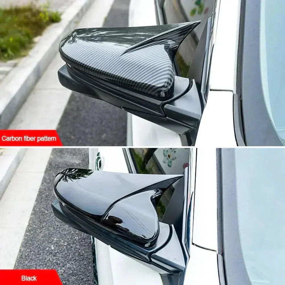 Caps For Honda Civic Horn Shape Carbon Fiber Style For 2x caps-for-honda-civic-horn-shape-carbon-fiber-style-for-2x-auto-parts-3
