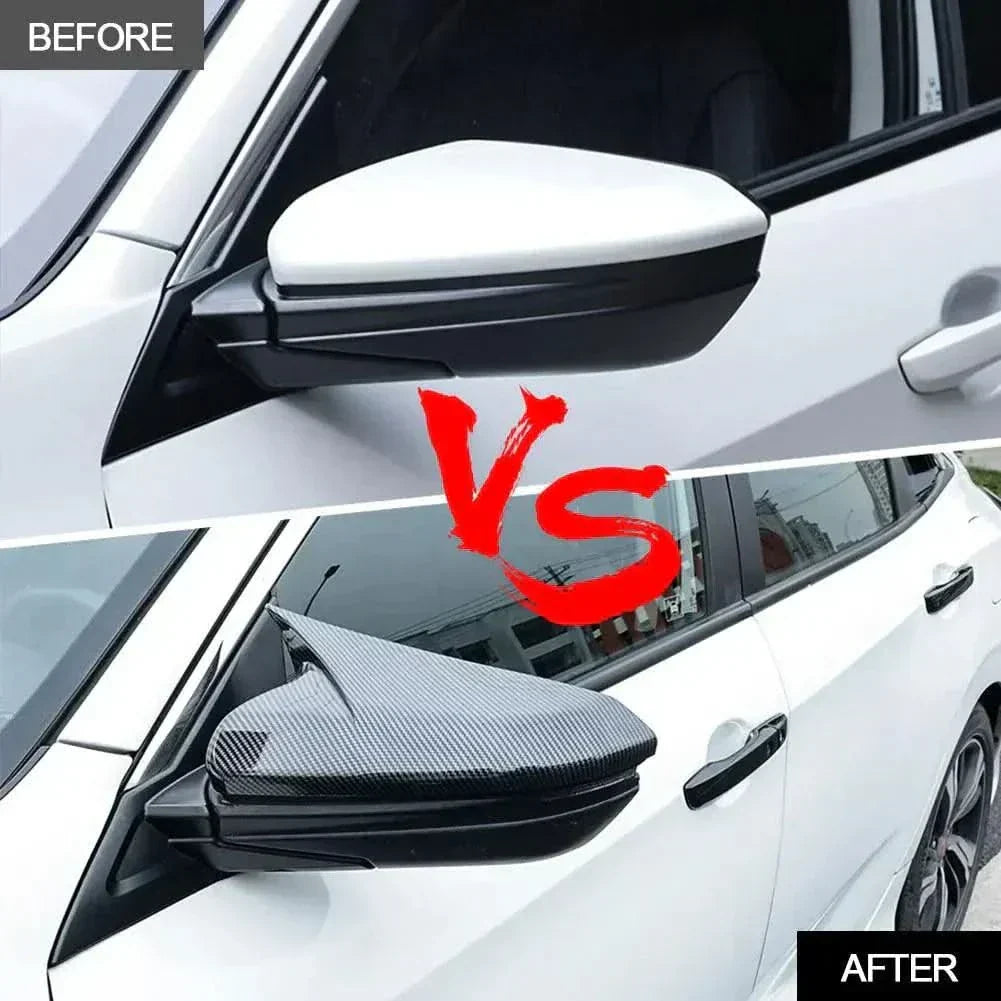 Caps For Honda Civic Horn Shape Carbon Fiber Style For 2x caps-for-honda-civic-horn-shape-carbon-fiber-style-for-2x-auto-parts-5