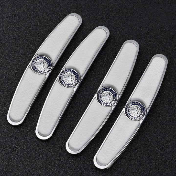 Car Door logo Sticker Mercedes White 4 Door car-door-logo-sticker-auto-parts-21