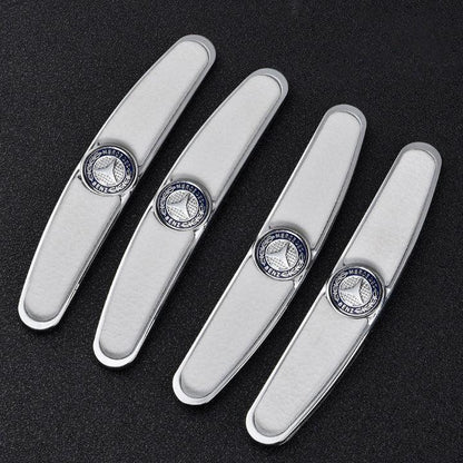Car Door logo Sticker Mercedes White 4 Door car-door-logo-sticker-auto-parts-21