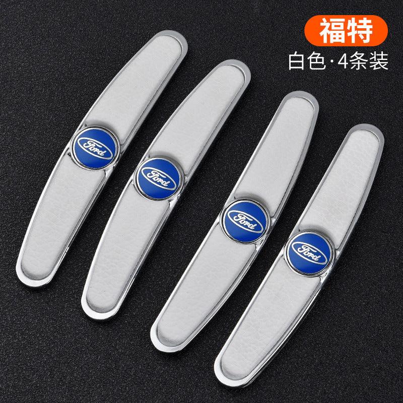 Car Door logo Sticker Ford White 4 Door car-door-logo-sticker-auto-parts-3