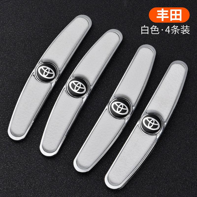 Car Door logo Sticker Toyota White 4 Door car-door-logo-sticker-auto-parts-8