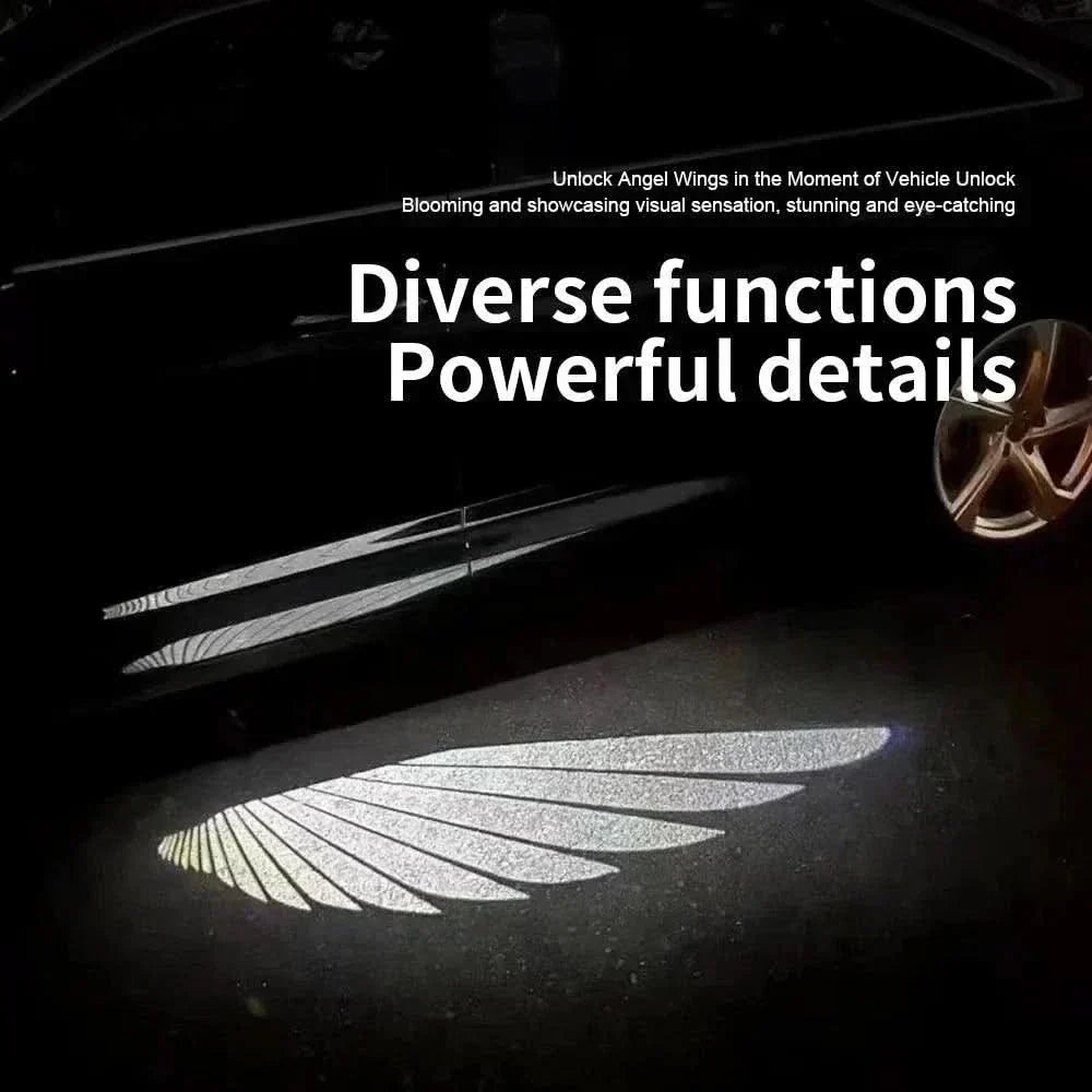 Car LED Side Rearview Mirror Welcome Light Angel Wings Dual Controller car-led-side-rearview-mirror-welcome-light-angel-wings-dual-controller-auto-parts-2