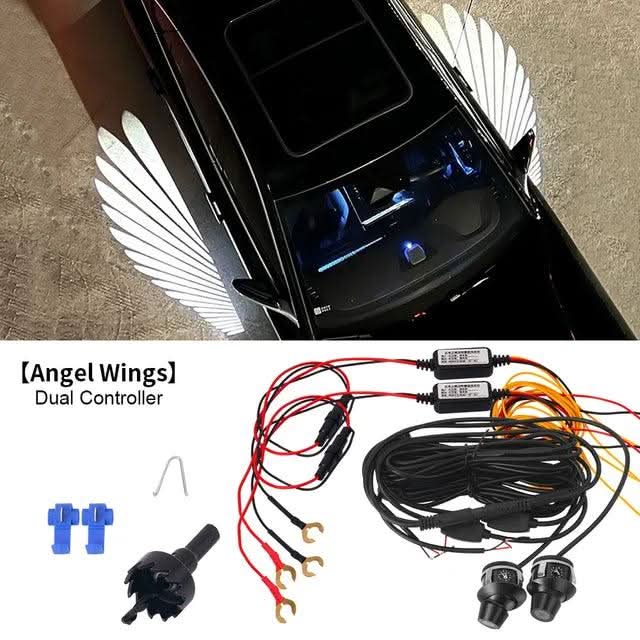 Car LED Side Rearview Mirror Welcome Light Angel Wings Dual Controller car-led-side-rearview-mirror-welcome-light-angel-wings-dual-controller-auto-parts-7
