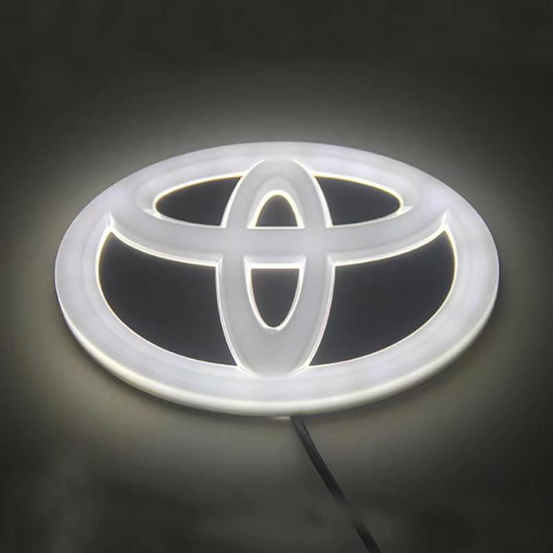 Car Logo For Toyota White 16cm x 11cm car-logo-for-toyota-auto-parts-16