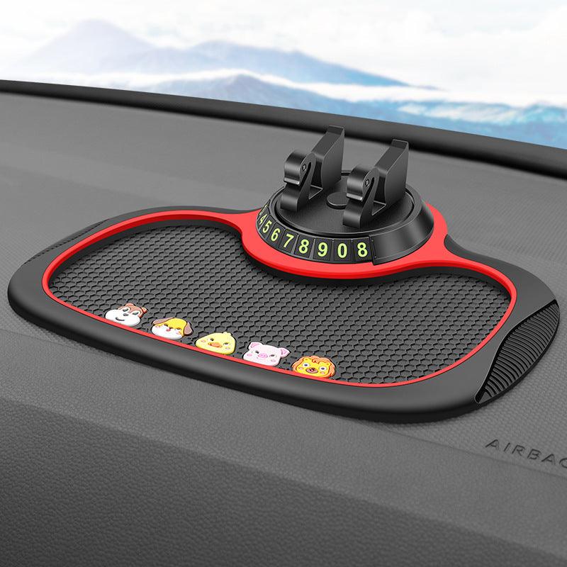 Car Mobile Phone Bracket Multifunctional Navigation Fixed Support Frame Red frame Cartoon car-mobile-phone-bracket-multifunctional-navigation-fixed-support-frame-auto-parts-11