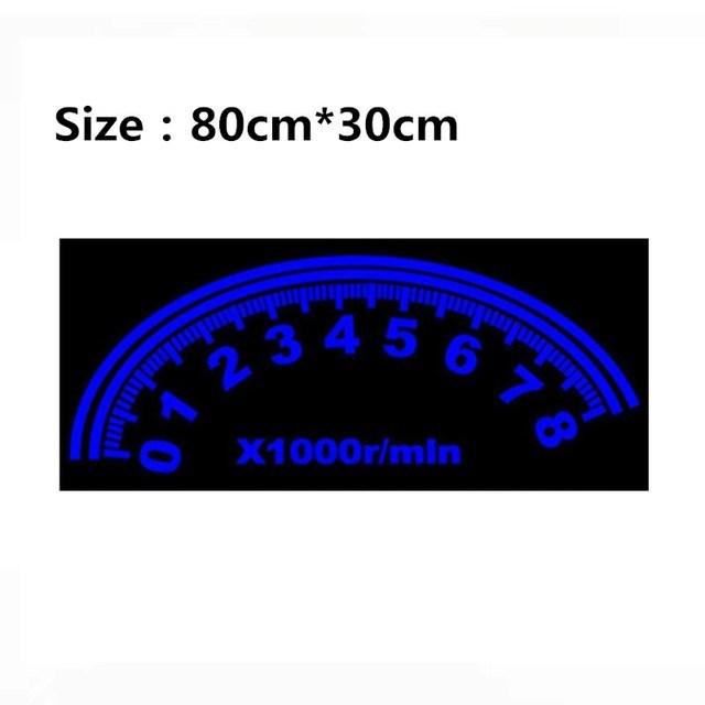 Car Rear Window Sound Speed meter blue car-rear-window-sound-auto-parts-15