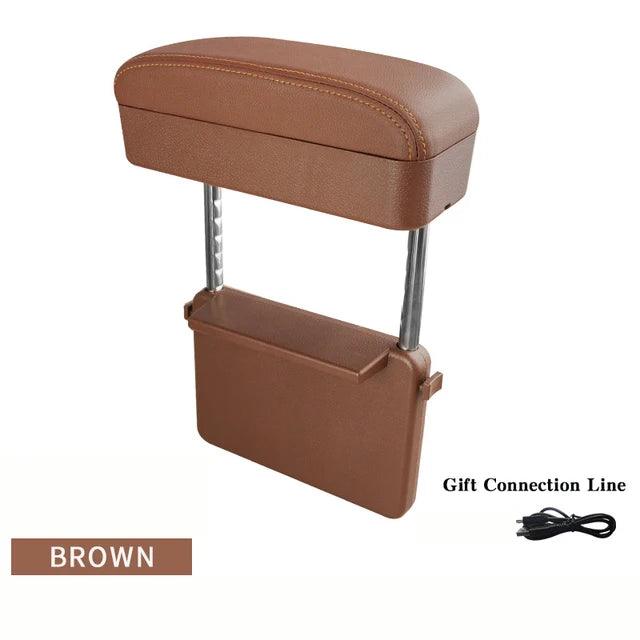 Car Right Hand Elbow Support Armrest Box Mobile Phone Wireless Charging Brown car-right-hand-elbow-support-armrest-box-mobile-phone-wireless-charging-auto-parts-8