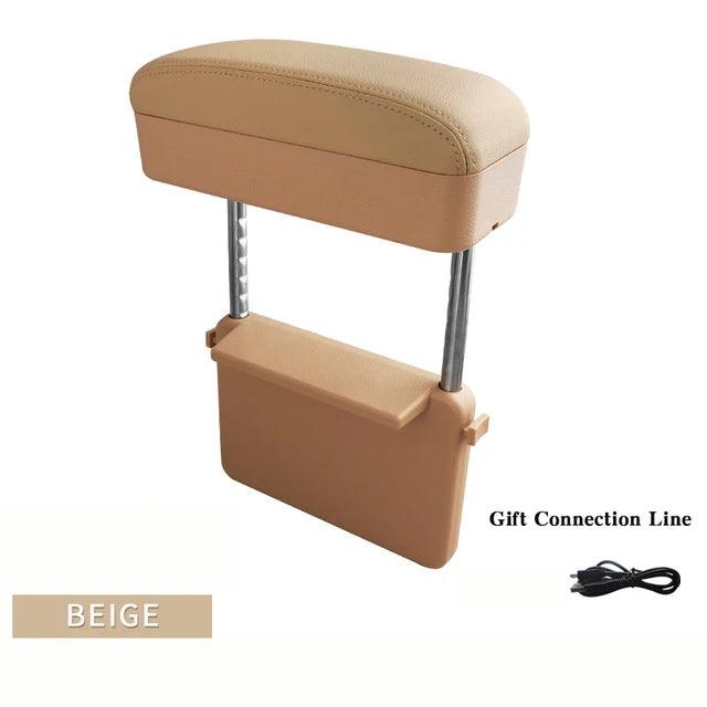 Car Right Hand Elbow Support Armrest Box Mobile Phone Wireless Charging Beige car-right-hand-elbow-support-armrest-box-mobile-phone-wireless-charging-auto-parts-9