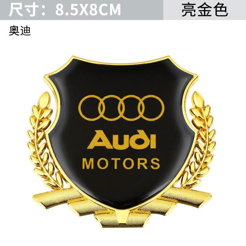 Car Stickers 3D Three-dimensional Personality Occlusion Scratch Stickers Car Logo Audi car-stickers-3d-three-dimensional-personality-occlusion-scratch-stickers-car-logo-auto-parts-10
